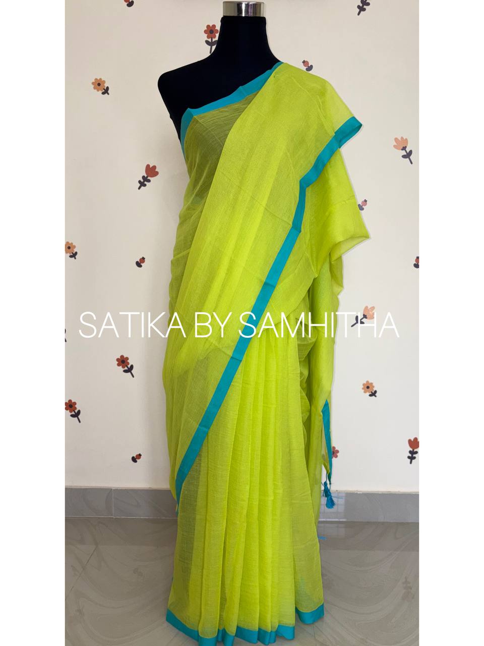 NEON01 - Pure Mulcotton 120 count saree