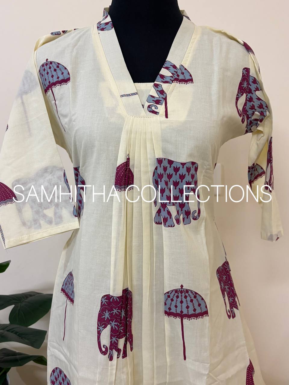 SC3042 - Traditional Printed co-ord sets, Purple & Pale blue colour, Prebooking open now, Dispatch within 5-10 working days