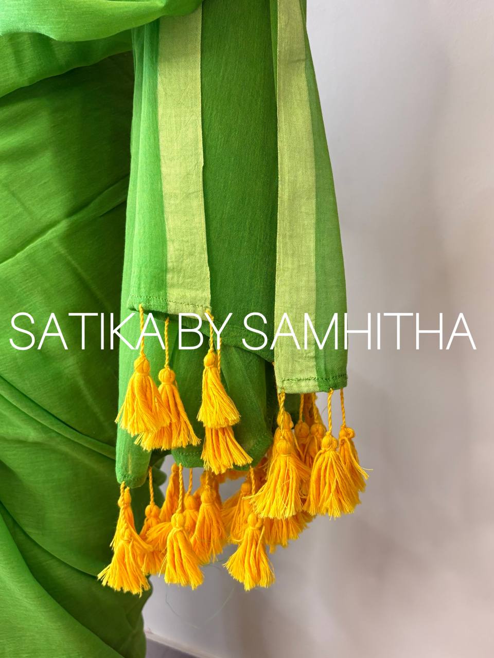 PACHA01 - Pure Mulcotton 120 count saree, Readystock available now